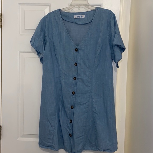 Denim dress bought from Lizard Thicket - Picture 1 of 3